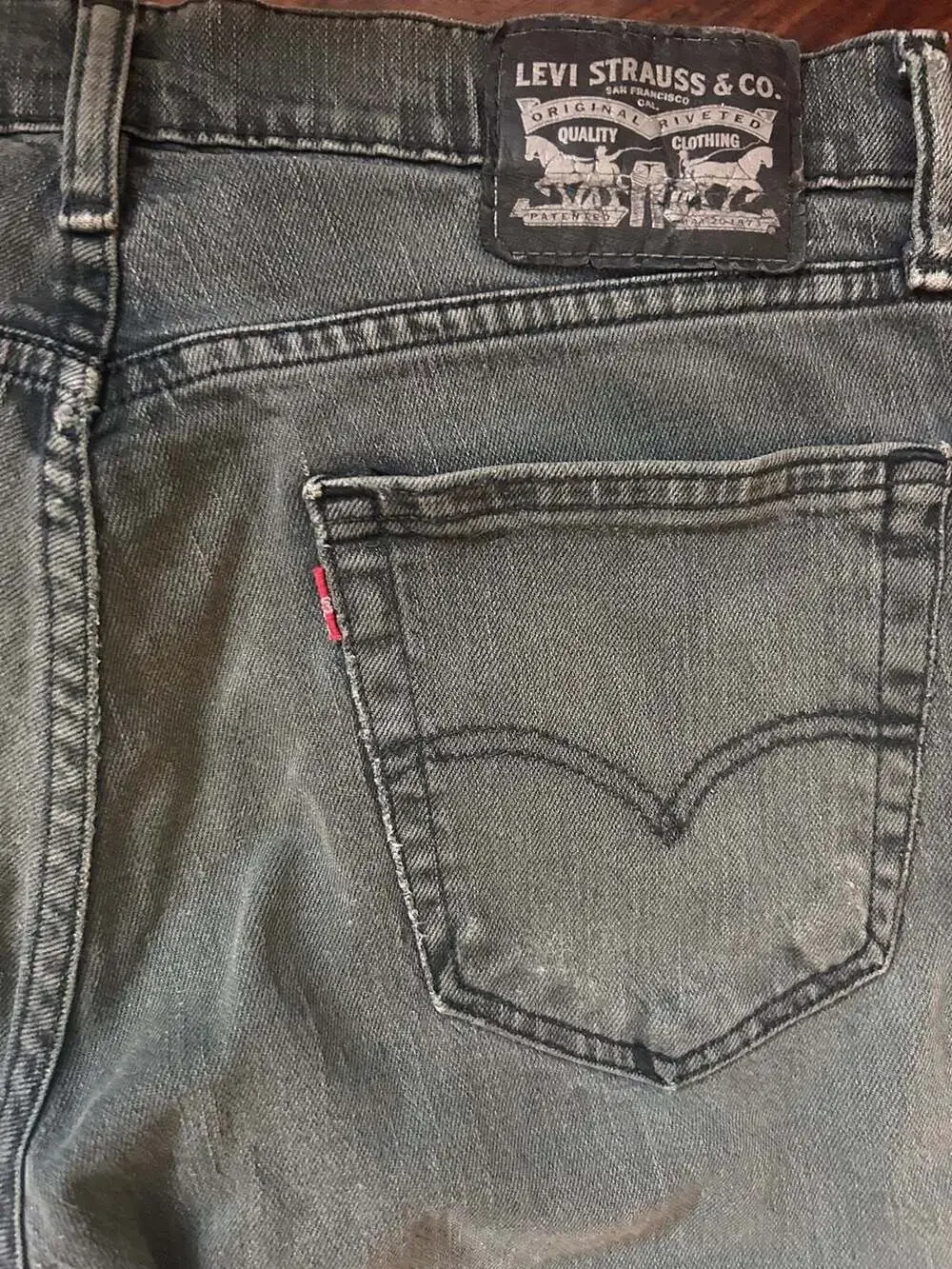 Levi's 511 Slim Fit Jeans in Green-Gray Wash, 31 x 32